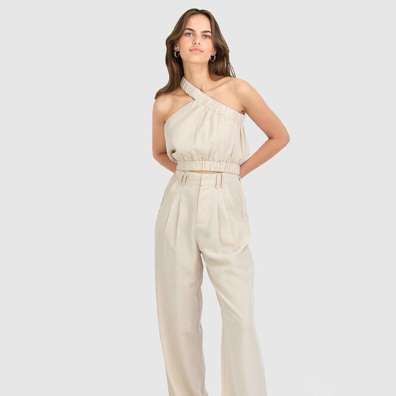 Belle & Bloom State of Play Wide Leg Pant Sand