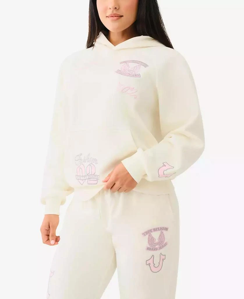 True Religion Women's Branded Boyfriend Hoodie 3