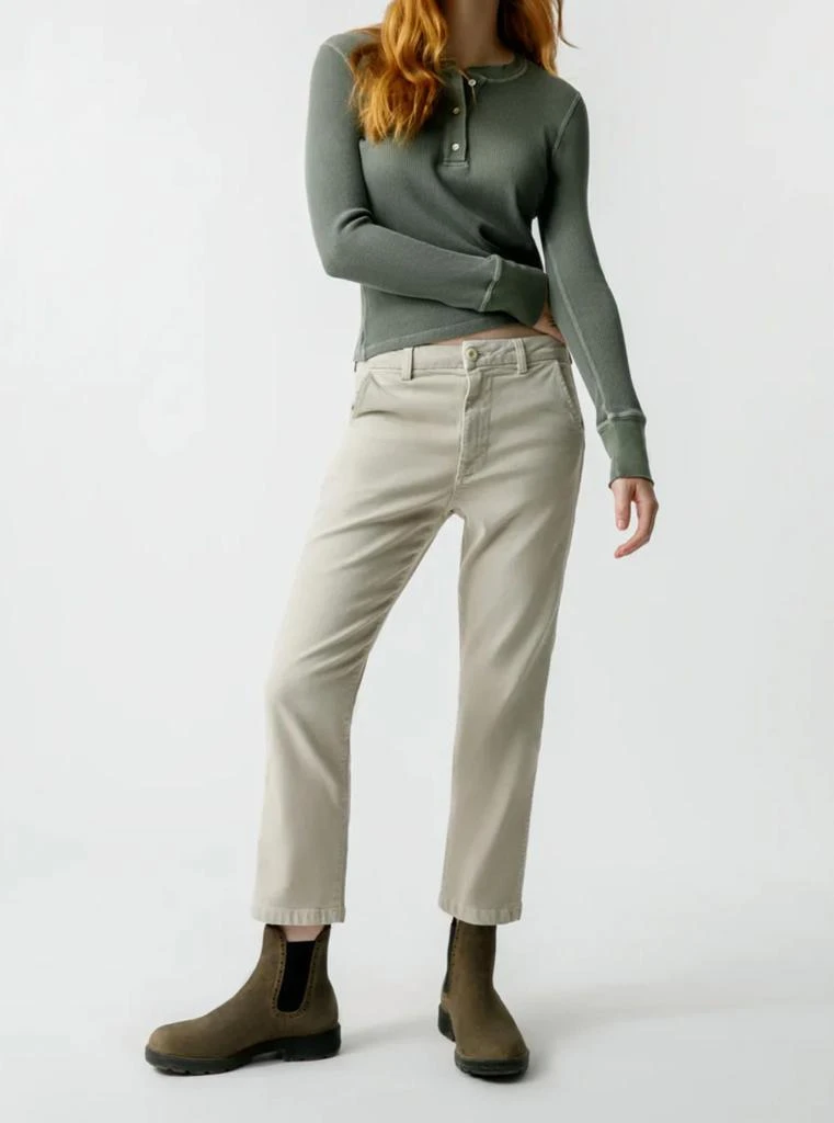 AMO Easy Trouser Straight Pants In Pumice 1