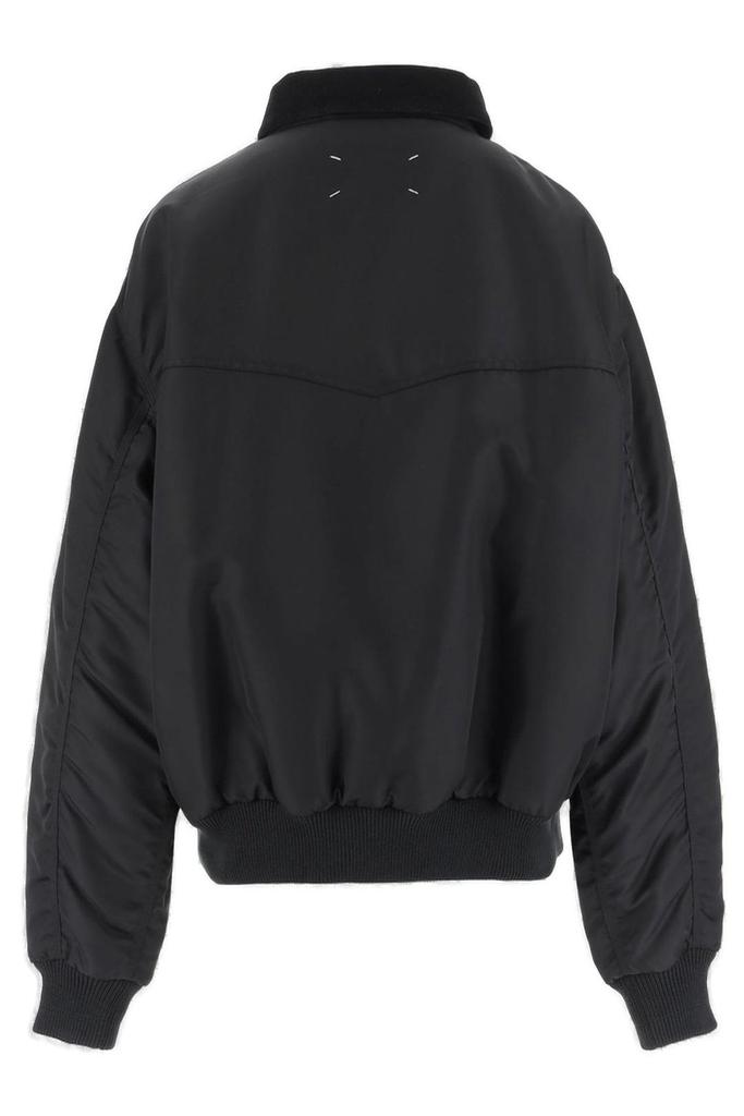 Shop Maison Margiela Four Stitches Zip-Up Bomber Jacket on Sale at