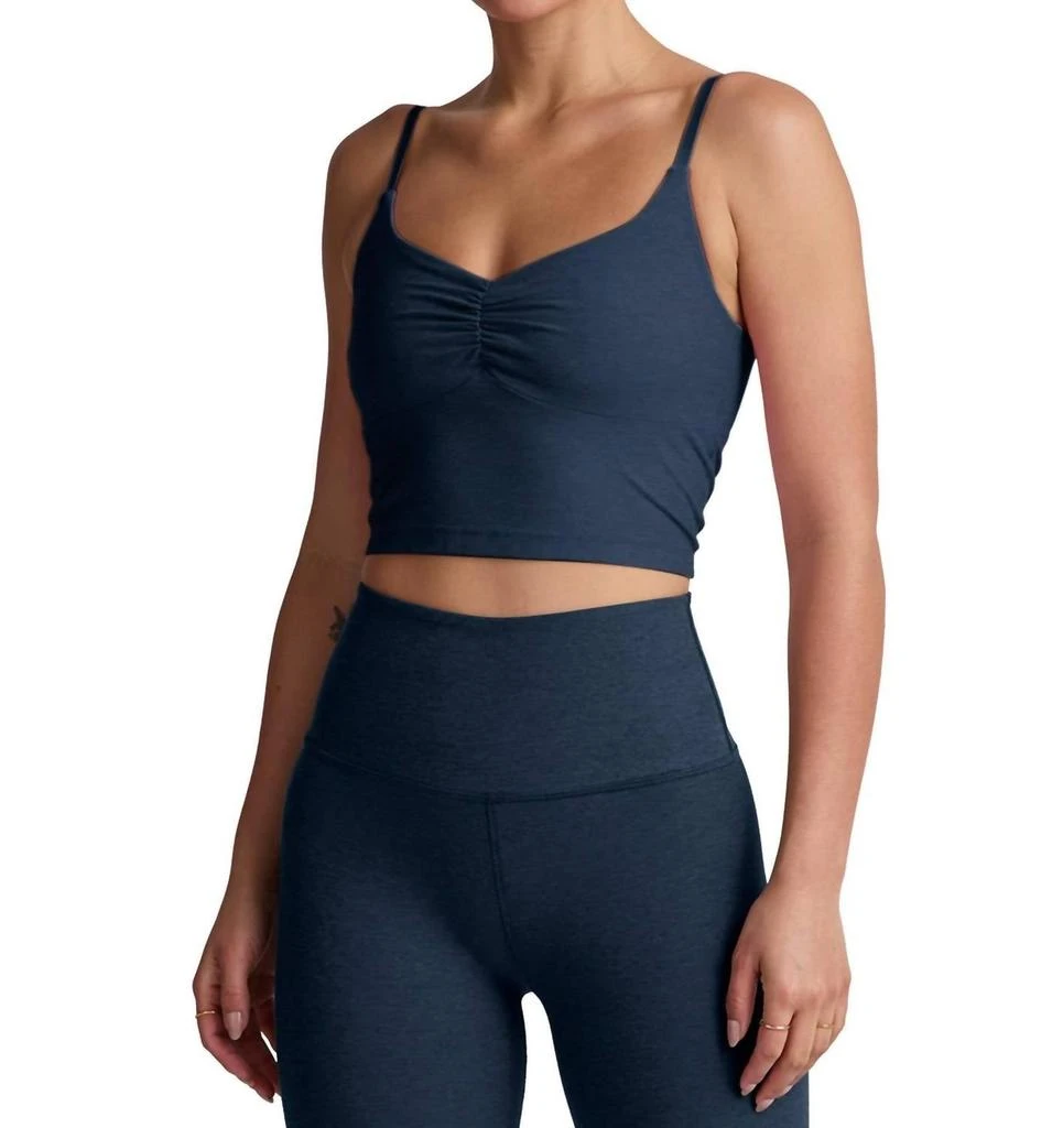 Beyond yoga Beyond Yoga - Spacedye Raise The Barre Shirred Cropped Tank