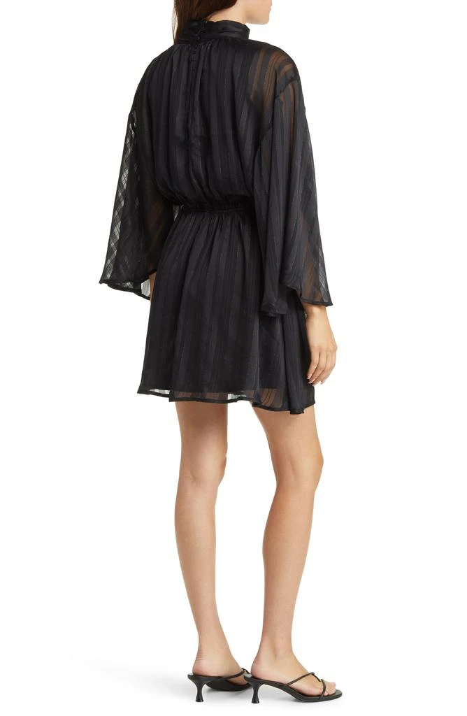 BTFL-life Metallic Long Sleeve Minidress 2