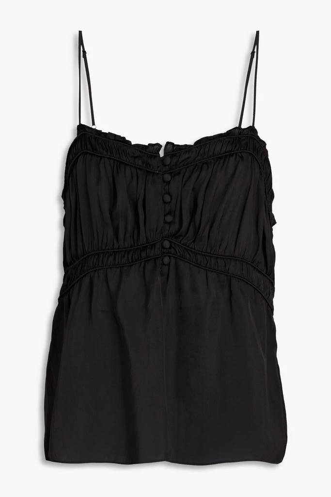 ba&sh Yael button-embellished satin camisole 1