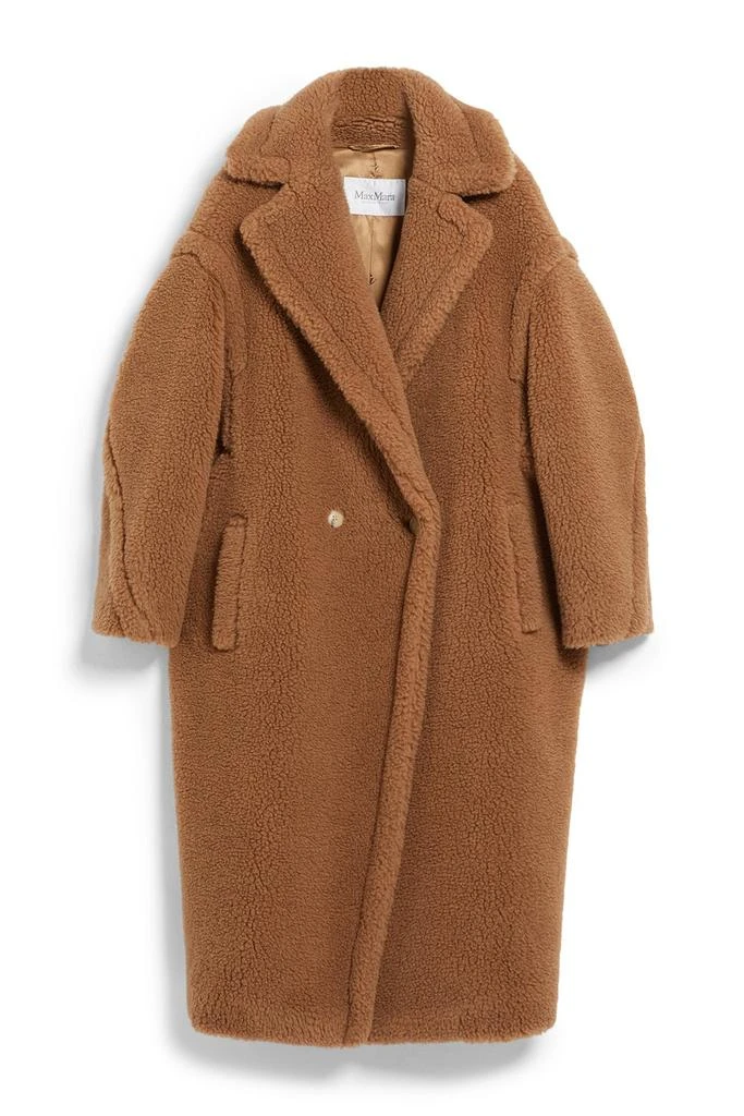 Max Mara Max Mara Collared Teddy Long Coat from Cettire