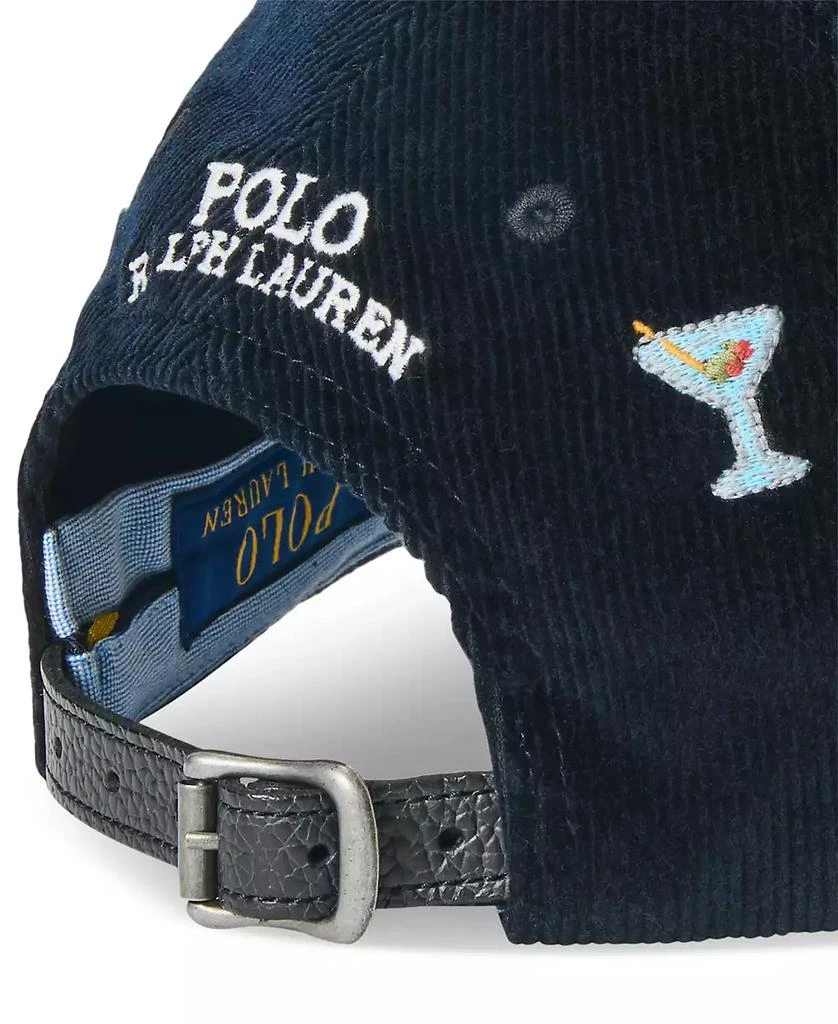 Ralph Lauren Men's Embroidered Corduroy Ball Cap 3