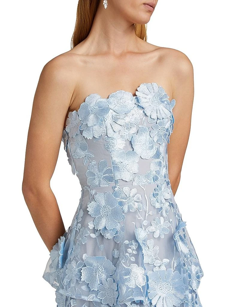 white christmas dresses Elevated Occasion Sweetheart Floral A-Line Midi Dress main image 1