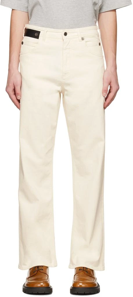 Neil Barrett White Baggy Jeans 1