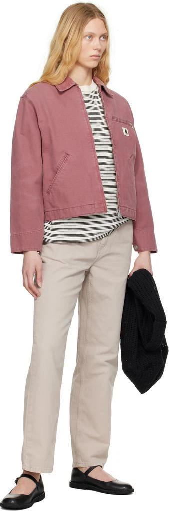 Carhartt WIP Pink OG Detroit Jacket 4