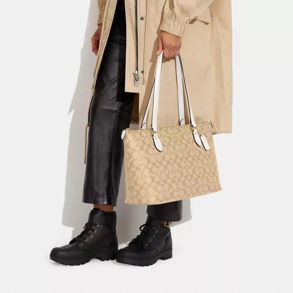 Coach Gallery Tote Bag In Signature Canvas 2