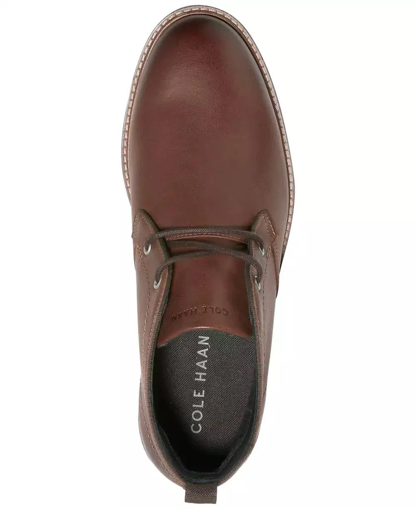 Cole Haan Men's Midland Leather Water-Resistant Lace-Up Lug Sole Chukka Boots 6