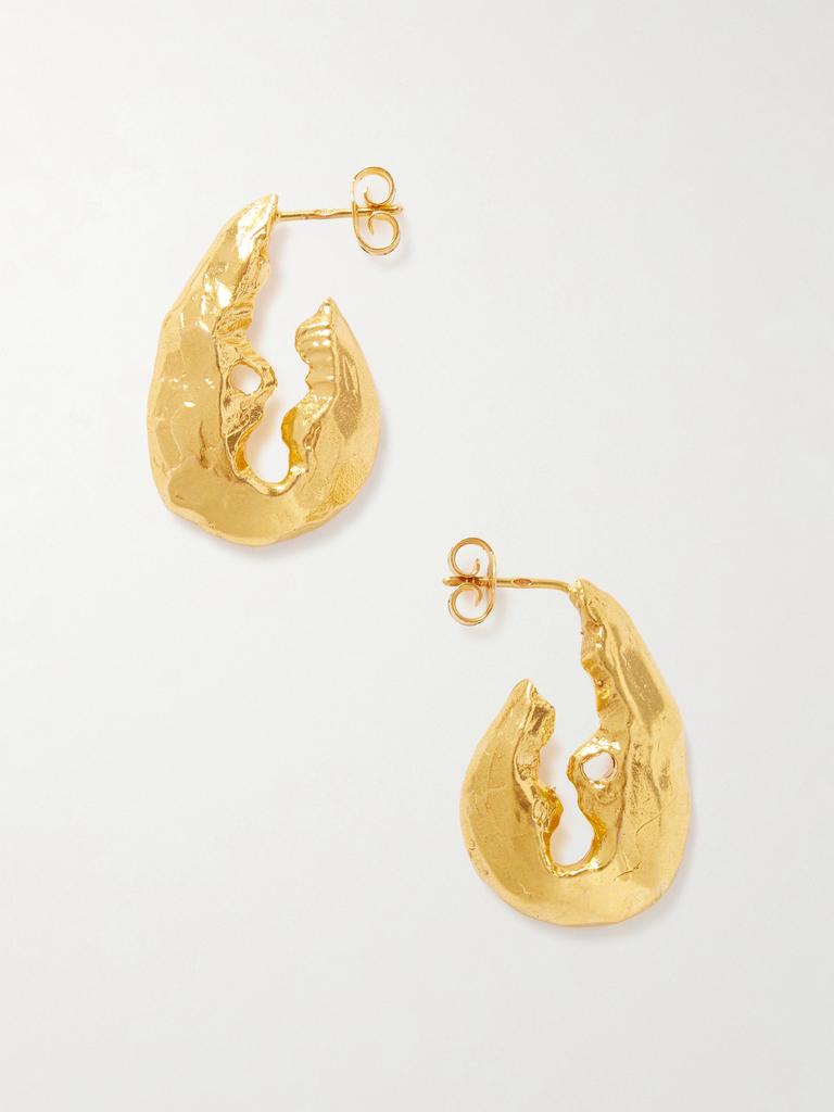 Alighieri The Gilded Crustacean 镀金回收金属耳环