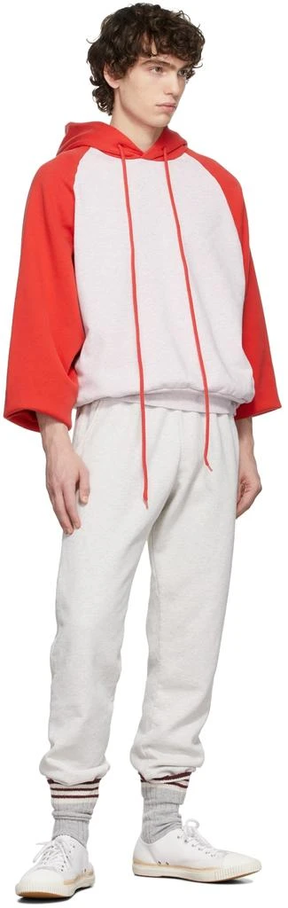 ERL Grey Knit Fleece Sweatpants 4