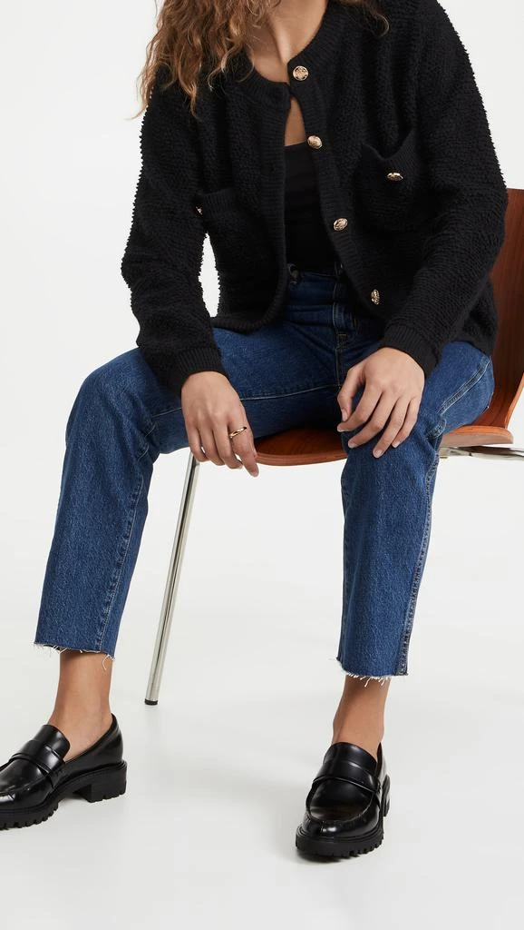 Line & Dot Khloe Boucle Cardigan 4