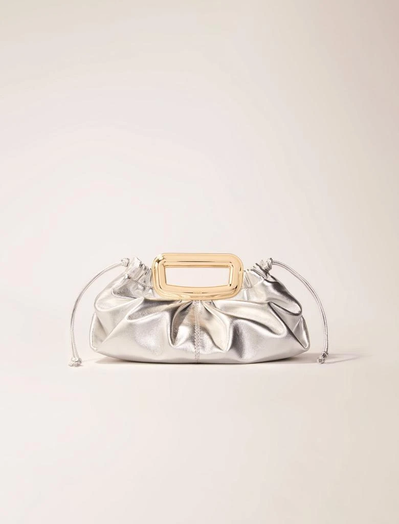 Maje Maje Woman's leather Leather metal handle clutch for Spring/Summer 1