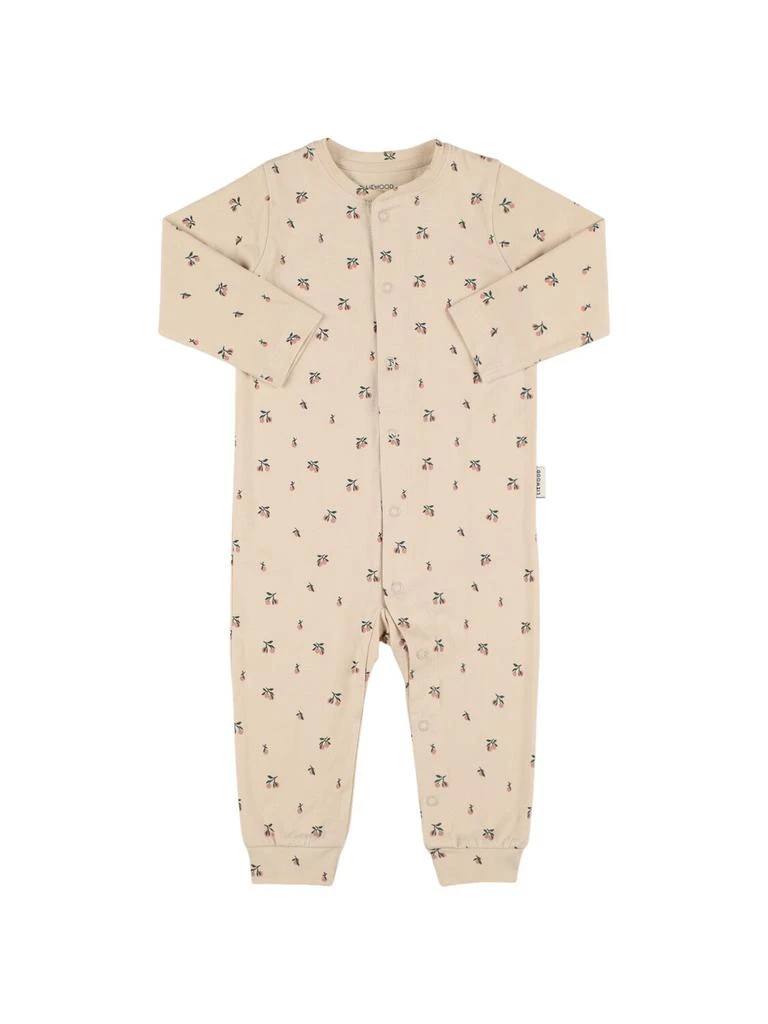Liewood Printed Cotton Blend Jersey Romper 1