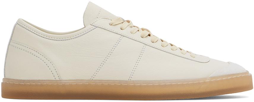 Shop Off-White Linoleum Basic Laced Up Sneakers on Sale at