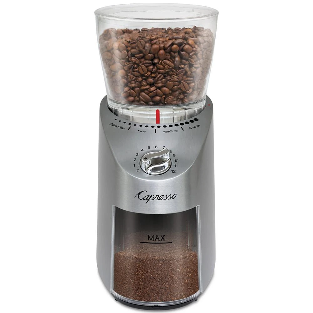 Capresso Infinity PLUS Conical Burr Coffee Bean Grinder 3