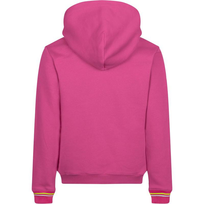 Esprit Glitter love heart hoodie in pink