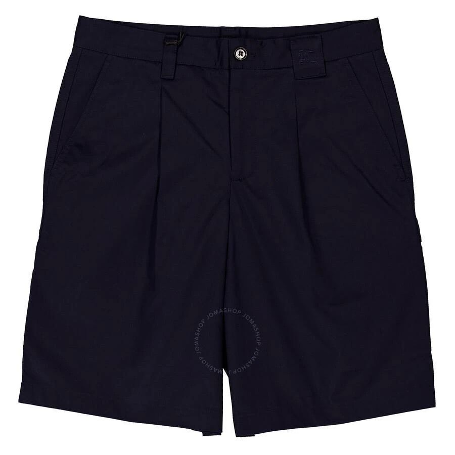Burberry Men's Smoked Navy Darwin Equestrian Knight-Motif Cargo Shorts 1