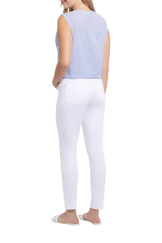 Tribal Front Slit Jegging In White 2