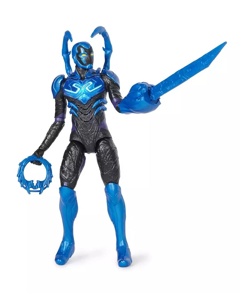 DC Comics Battle-Mode Blue Beetle Action Figure, 12 in, Lights and Sounds, 3 Accessories, Poseable Movie Collectible Superhero Toy, Ages 4 Plus 2