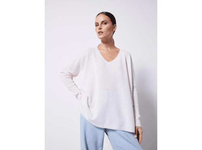 Notshy Pull poncho cachemire col V Faustine LYS 1