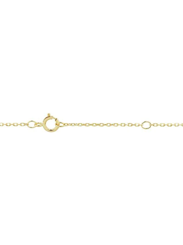 Saks Fifth Avenue 14K Yellow Gold & Diamond "LOVE" Statement Necklace 2