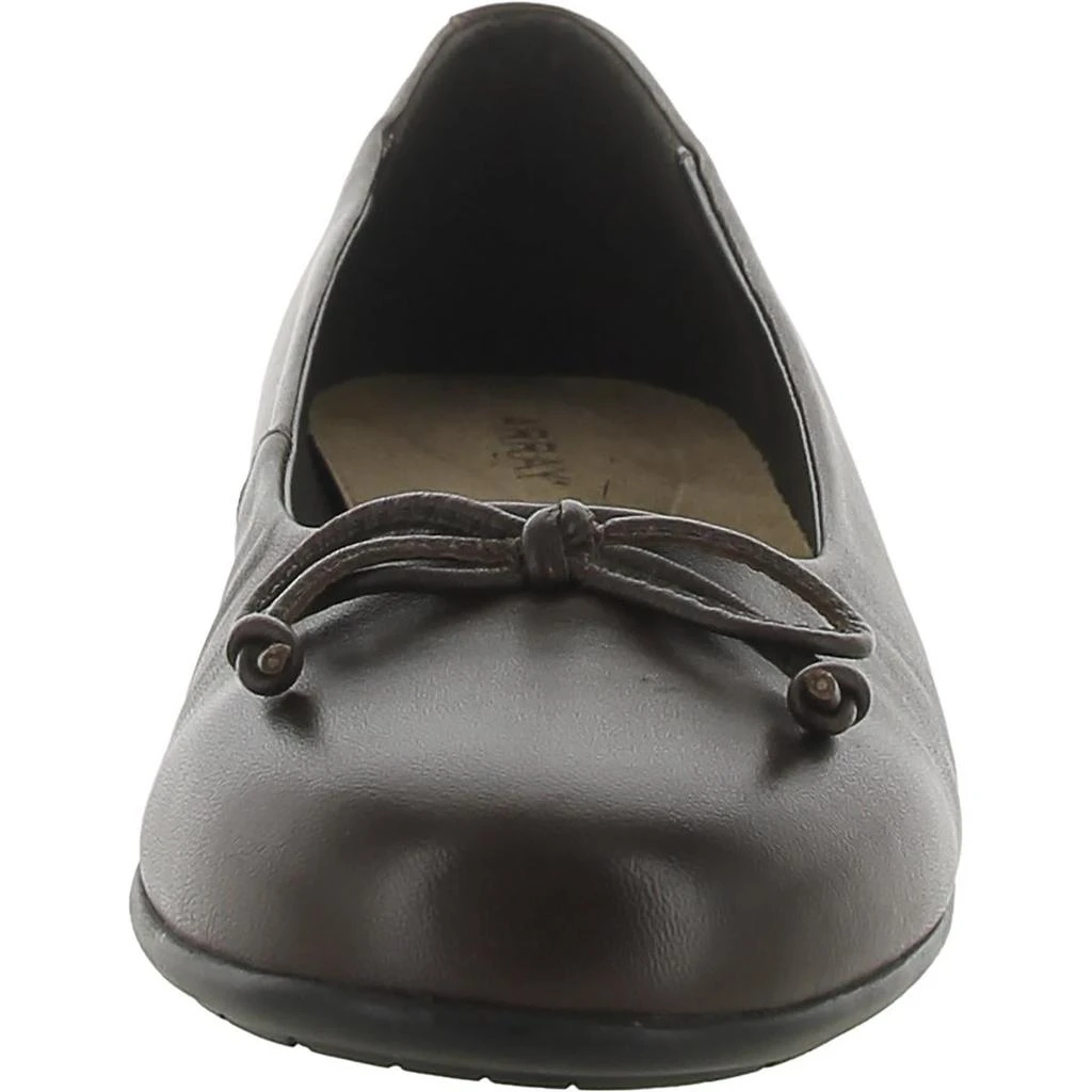 Array Farrah Womens Leather Bow Ballet Flats 3