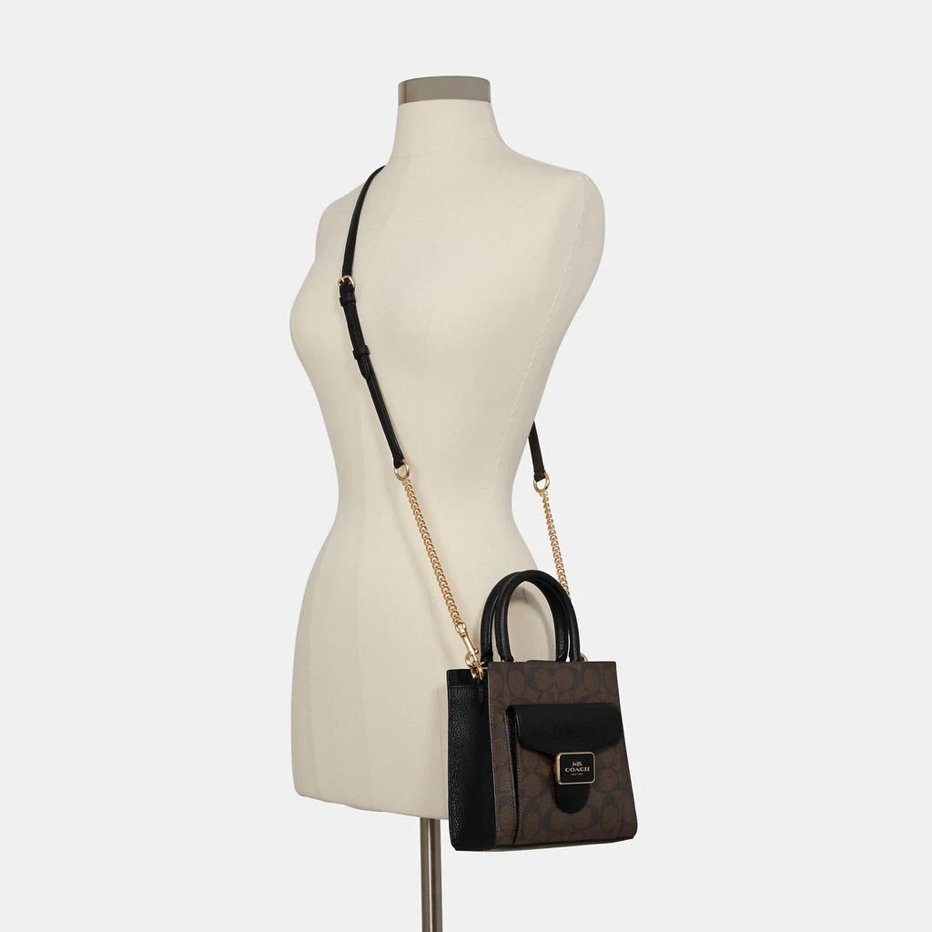 Coach Coach Outlet Mini Pepper Crossbody In Signature Canvas 3