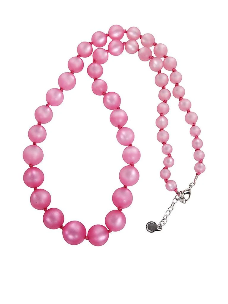 Emporio Armani Emporio Armani Gradient Effect Beaded Necklace 2