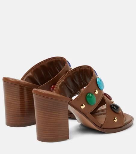 Gianvito Rossi Shanti embellished leather sandals 3