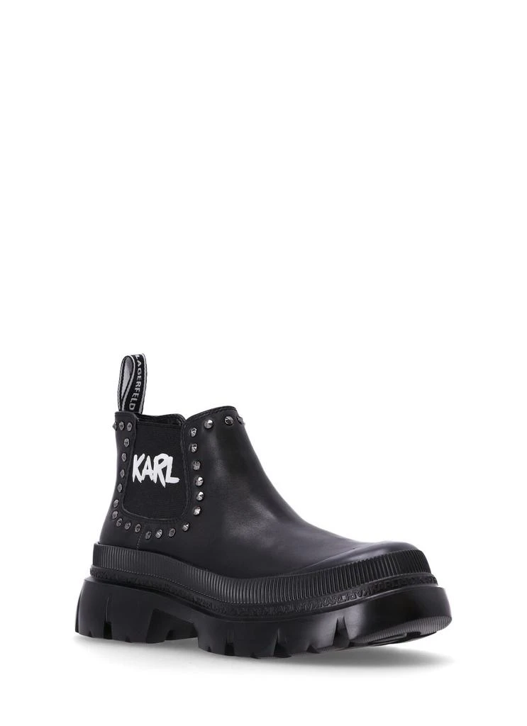 KARL LAGERFELD Trekka Max Short Gore Stud Boot 3