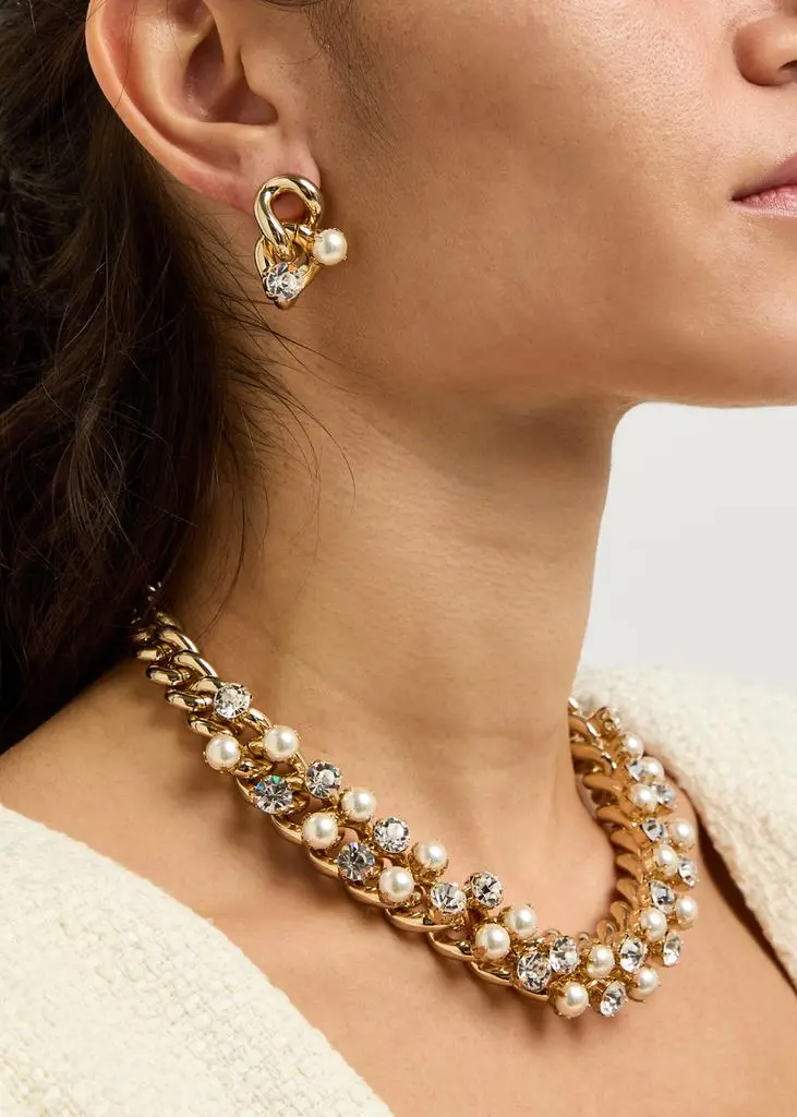 ROSANTICA Colorado embellished drop earrings 2