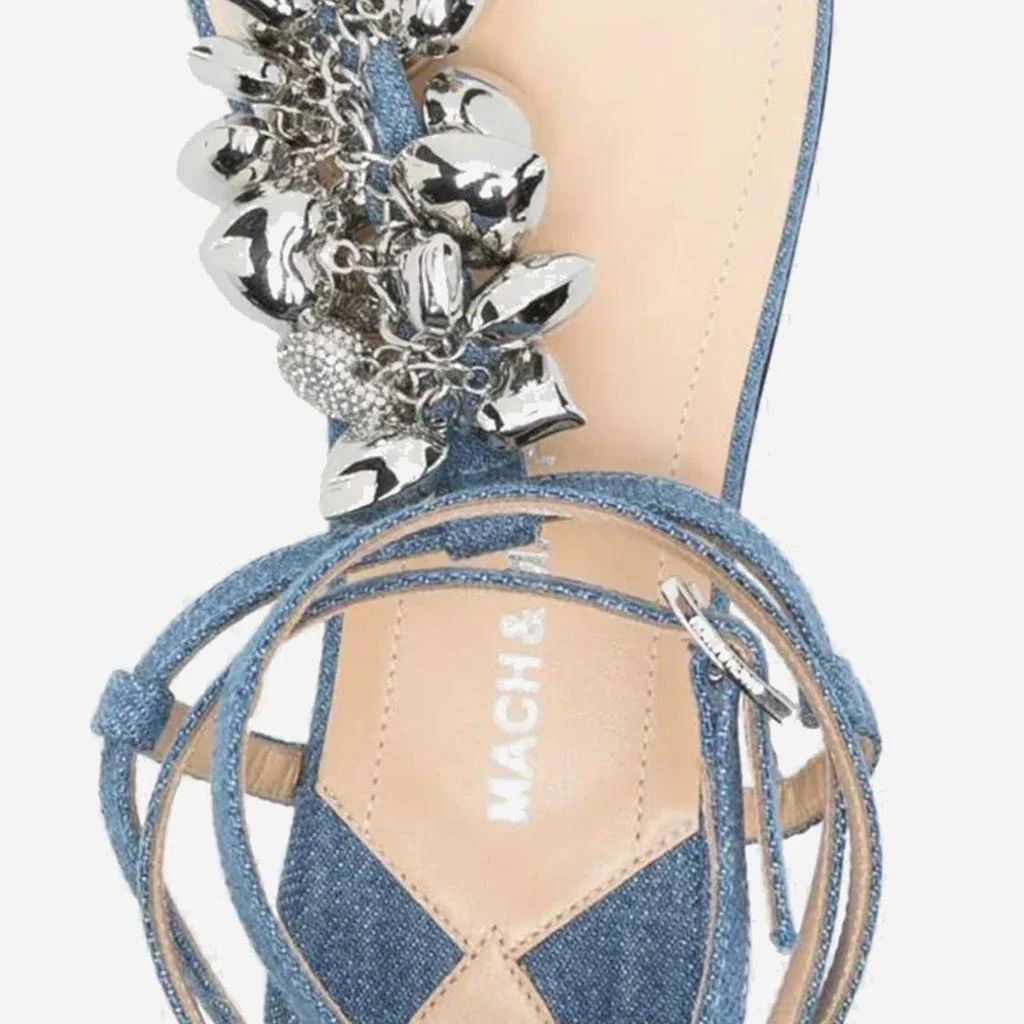 Mach & Mach Mach & Mach Embellished Ankle Sandals 2