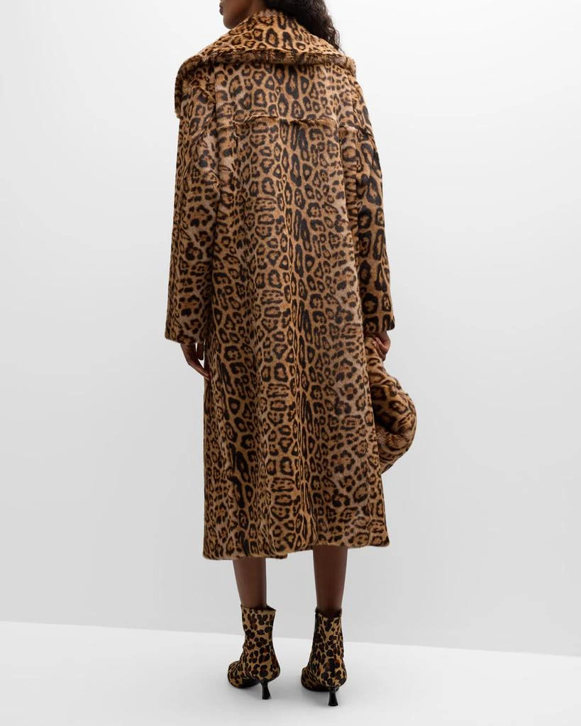 Simon Miller Jetz Cheetah Faux-Fur Coat 4