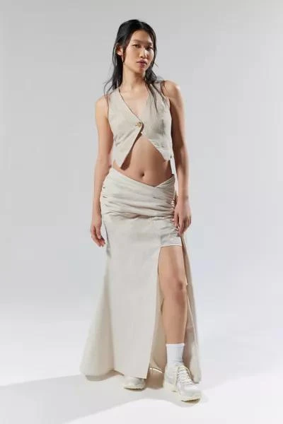 House Of Sunny House Of Sunny Cascade Asymmetrical Midi Skirt 2