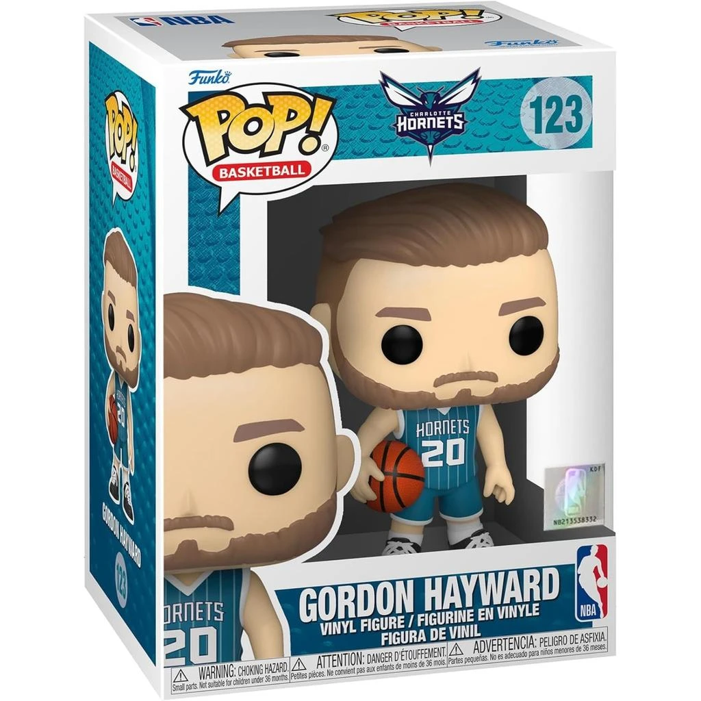 Funko NBA Stars Hornets Gordon Hayward Teal Jersey Pop! Vinyl Figure #123 2