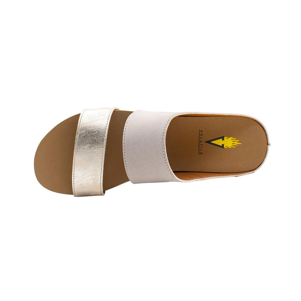 VOLATILE Campfire Metallic Slide Sandals 4