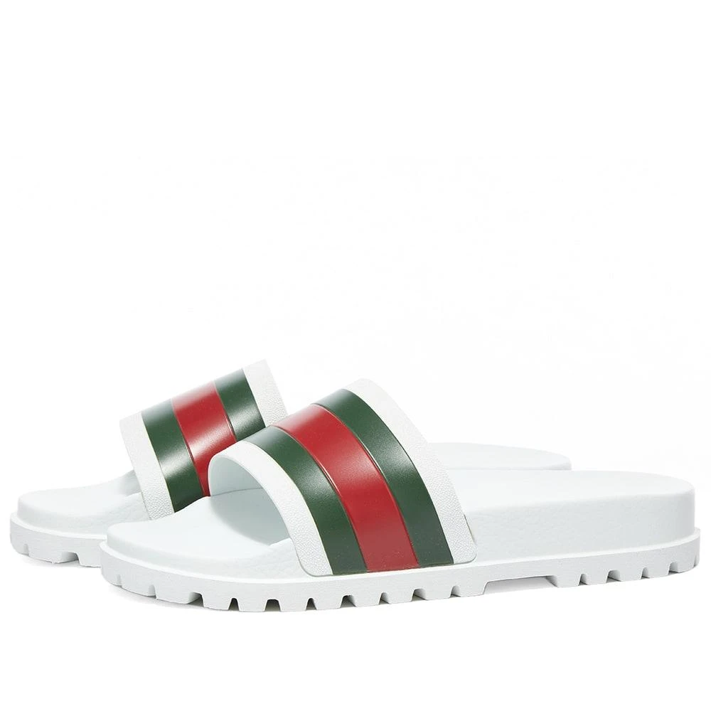 Gucci Pursuit Trek Web Rubber Slide – On Sale Now with Up to  display picture 2