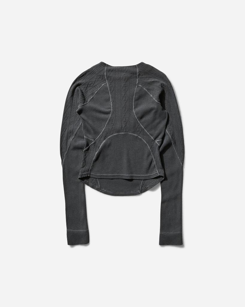 Hyein Seo Women's Half-Zip Raglan Top Charcoal