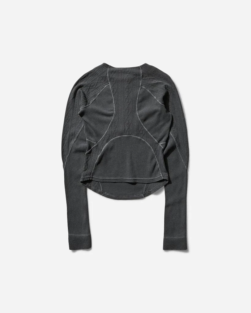 Hyein Seo Women's Half-Zip Raglan Top Charcoal 2
