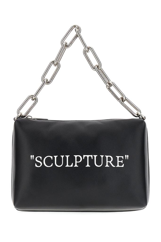 【関税込み】Clam Hobo Bag - Off White - Leather - Black Off-White Clam Hobo Bag - Leather - Black - Bags - Free