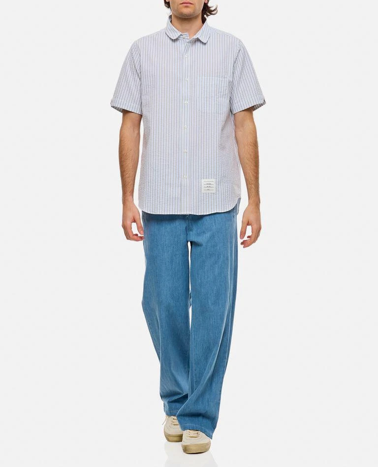 Thom Browne Round Collar Cotton Shirt 2