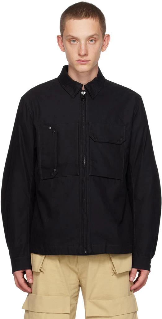 Ten c Black Mid Layer Jacket 1