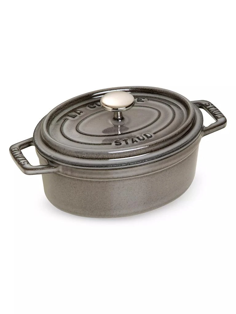 Staub Cast Iron 1-Quart Oval Cocotte 1