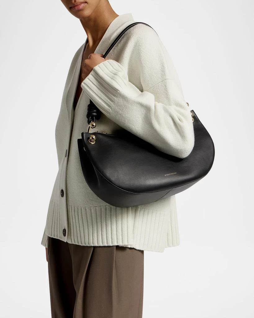 Strathberry Halo Zip Leather Shoulder Bag 5