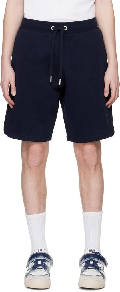 AMI Navy Ami de Cœur Shorts 1