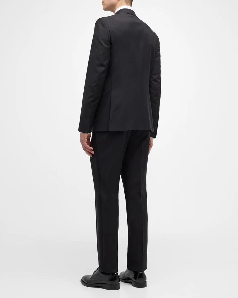 Zegna Men's Wool-Mohair Solid Tuxedo 5