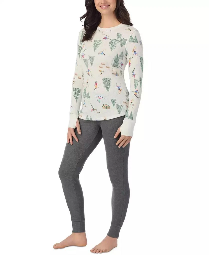 Cuddl Duds Cozy Stretch Thermal Crewneck Top 3