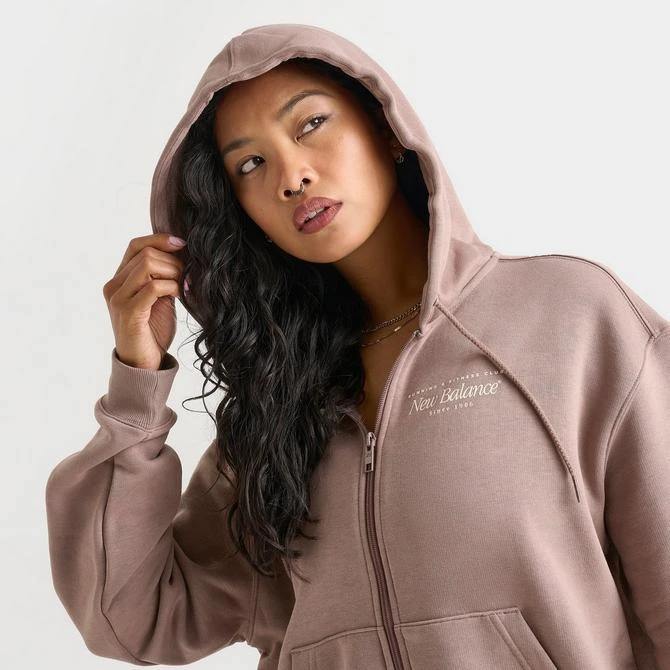 New Balance Women's New Balance Logo Full-Zip Hoodie 5